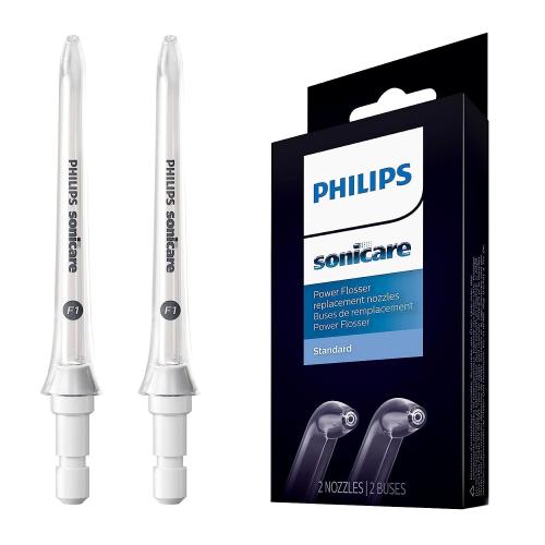 Philips Sonicare Standard Power Flosser Replacement Nozzles Κωδ ΗΧ3042/00 Ανταλλακτικά Ακροφύσια για Sonicare Power Flosser 2 Τεμάχια